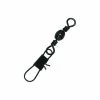 SWIVELS SNAPS AND SPLIT Eagle Claw - Barrel Swivel - Interlock Snap