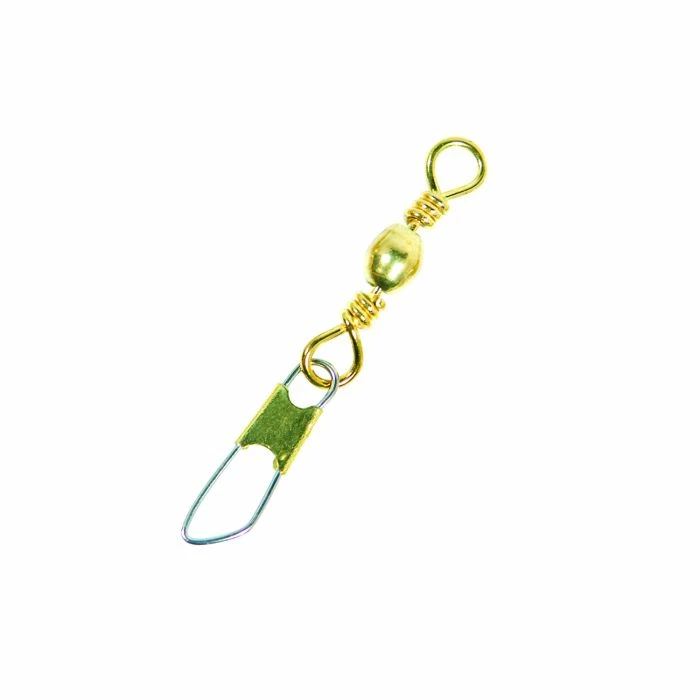 SWIVELS SNAPS AND SPLIT Eagle Claw - Barrel Swivel - Safety Snap