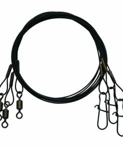 SWIVELS SNAPS AND SPLIT Eeagle Claw Steel Leader