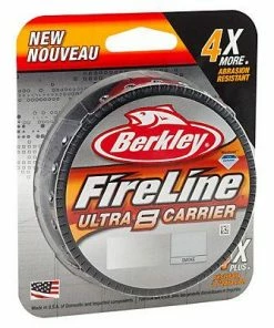 BERKLEY FIRELINE 125YD SMOKE - 4X STRONGER BRAIDED LINE