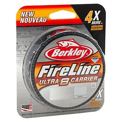 BERKLEY FIRELINE 125YD SMOKE - 4X STRONGER BRAIDED LINE