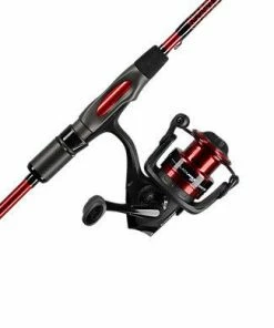 SHAKESPEARE UGLY STIK RED CARBON COMBO -7' 2PC - SPIN- MED/30REEL SPINNING REELS