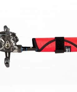 Tackle Depot- Rod Bait Cover Red/blk ROD SLEEVES AND COVERS