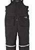CLAM ICEARMOR BIBS -BLK- SZ LARGE MENS CLOTHING