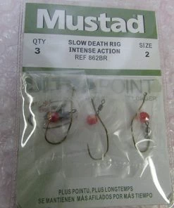 MUSTAD ULTRA PT.SLOWDEATH RIG 3PK RED