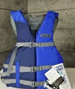 SEACHOICE - LIFE JACKET - NYLON VEST (PFD) - BLK/BLUE BOAT ACCESSORIES