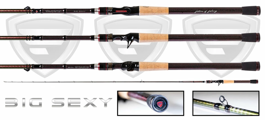 FAVORITE FISHING Big Sexy Casting Rod
