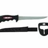 EAGLE CLAW SOFT HANDLE FILLET KNIFE WITH SHEATH AND SHARPENER 6 1/4" BLADE