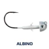 SHL LURES FISH HEAD V-LOCK SWIM BAIT HEAD - ALBINO SWIMBAIT HOOKS