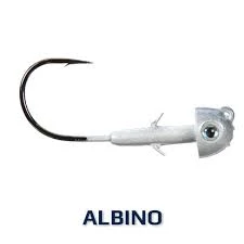 SHL LURES FISH HEAD V-LOCK SWIM BAIT HEAD - ALBINO SWIMBAIT HOOKS