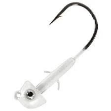 SHL LURES SWIMBAIT HOOKS FISH HEAD V-LOCK SWIM BAIT HEAD - PEARL WHITE