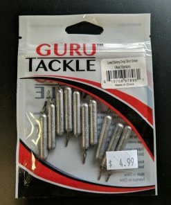 GURU TACKLE - LEAD SKINNY DROP SHOT SINKER