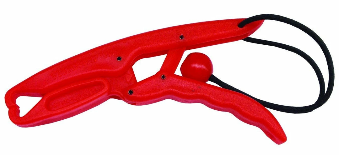 HIGH FALLS OUTFITTERS MULTI-TOOLS AND SCALERS MEDIUM FISH GRIPS - PLASTIC RED OR BLUE