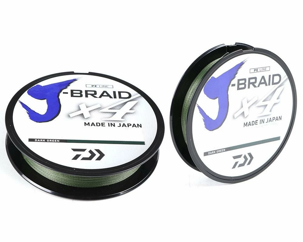 BRAIDED LINE Daiwa J-Braid X 4 Dark Green