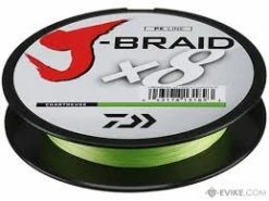 DAIWA J-BRAID X 8 CHARTEUSE BRAIDED LINE