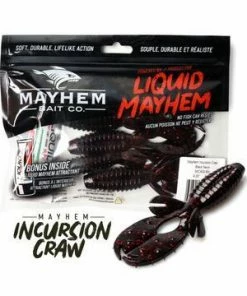 MAYHEM BAIT CO. LIQUID MAYHEM INCURSION CRAW CRAWS