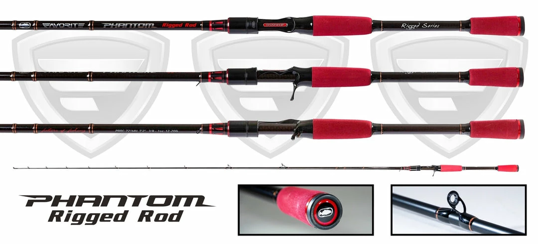 FAVORITE FISHING Rigged Casting Rod CASTING RODS