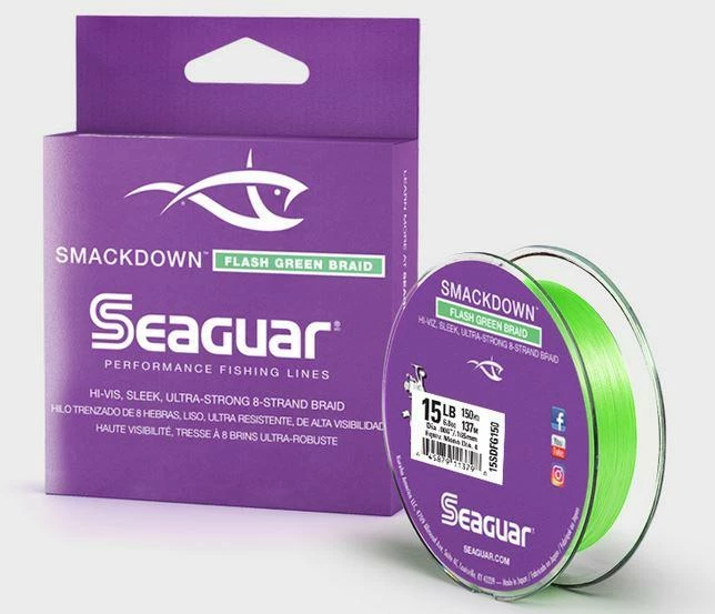 Seaguar Smackdown Braided Performance Fishing Line BRAIDED LINE