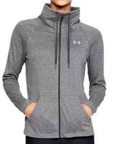 WOMENS CLOTHING UNDER ARMOUR TECH FZ SOLID