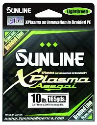 SUNLINE XPLASMA ASEGAI BRAIDED LINE 165 YDS