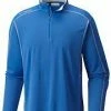 MENS CLOTHING Columbia Low Drag 1/4 Zip Shirt Vivid Blue