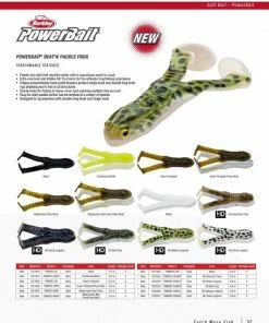 SOFT BODY FROGS BERKLEY - POWERBAIT BEAT'N PADDLE FROG