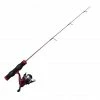 SHAKESPEARE FUEL ICE 28" MEDIUM ROD COMBO ICE RODS